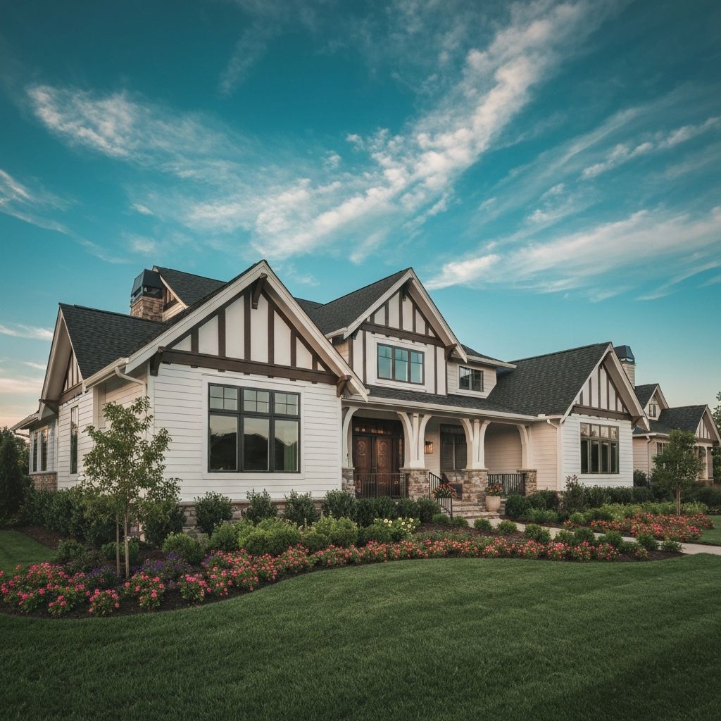 Custom home builder Fredericton New Brunswick - Beautiful modern home exterior